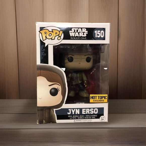 Funko Pop! Jyn Erso #150 Star Wars Rogue One Hot Topic Exclusive Vinyl Figure - Picture 1 of 10